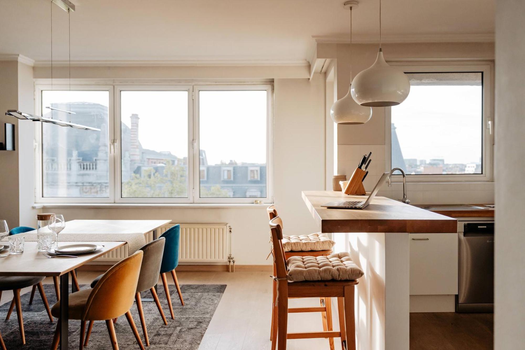 Zonnig Appartement Met Prachtig Uitzicht Op A+Locatie Antwerpen Buitenkant foto